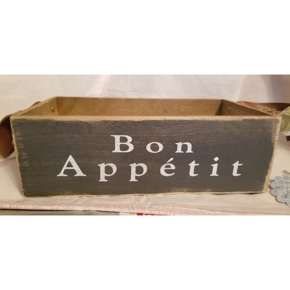 Bon Appetit Wood Box