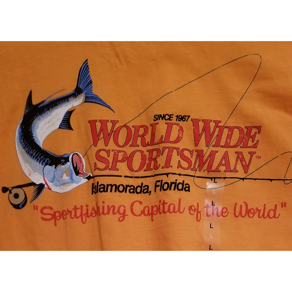 Orange World Wide Sportsman T-shirt