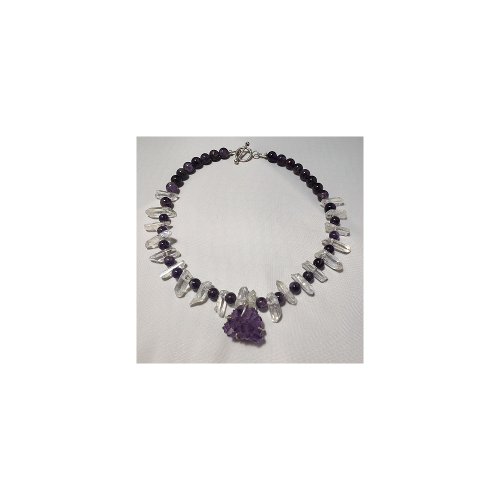 Amethyst Necklace by Janet Ross