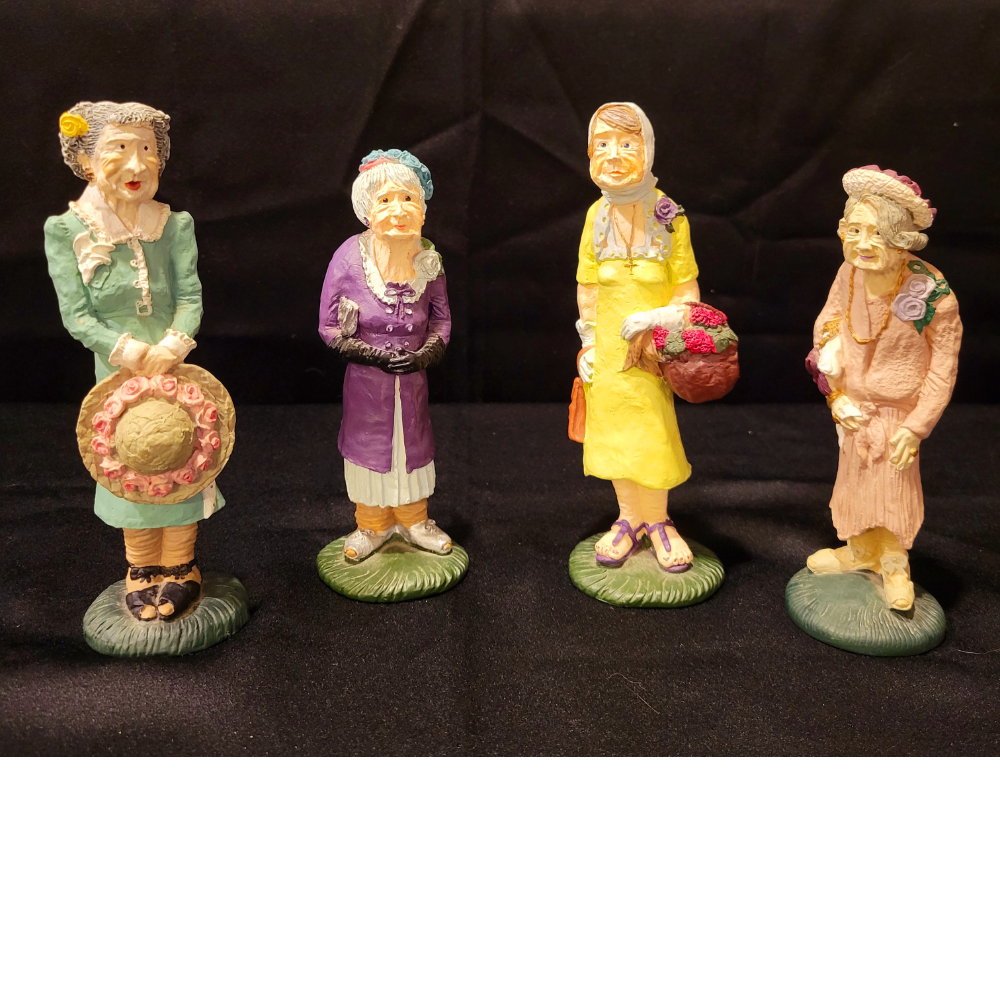 Set of 4 Crunkleton Figurines