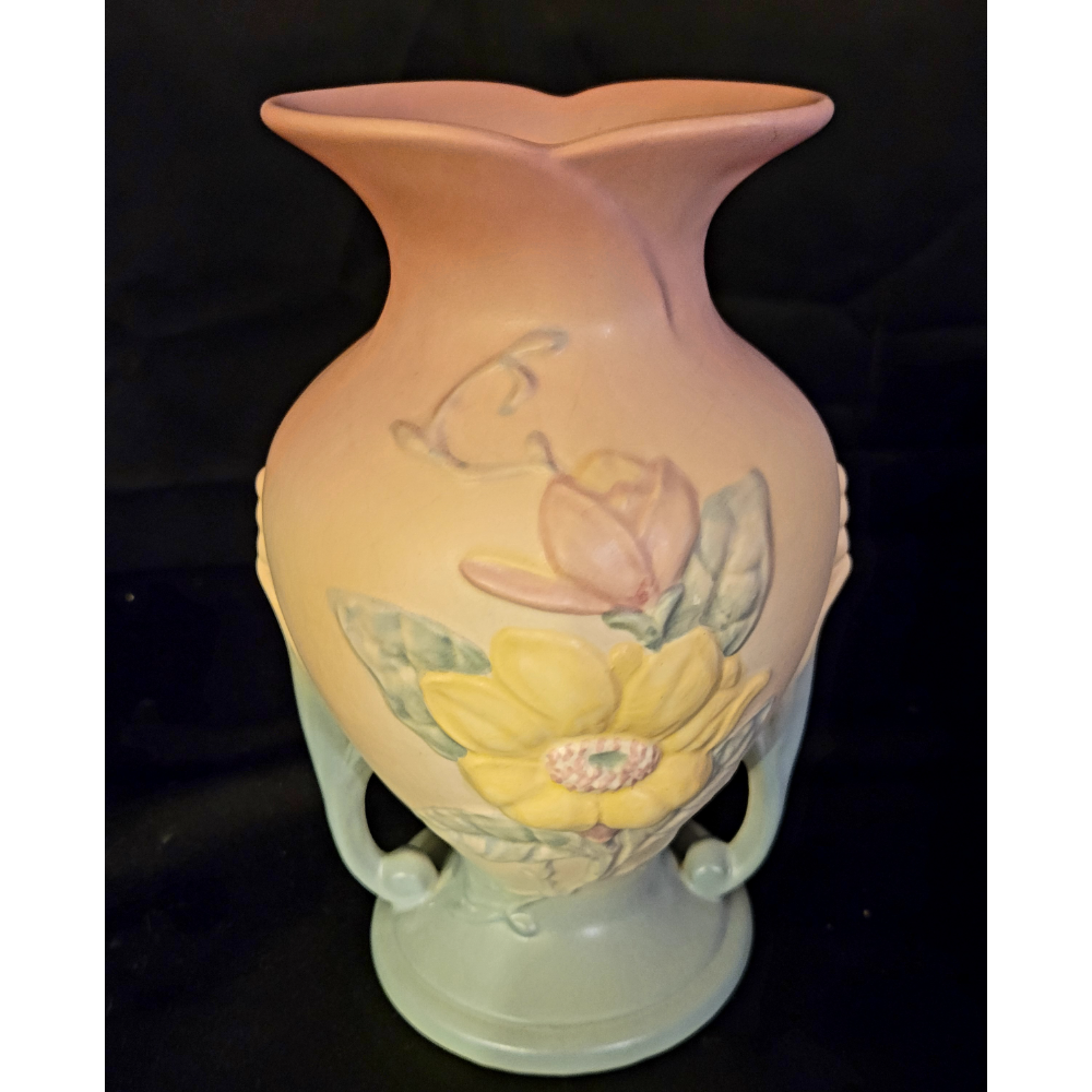9" Floral Vintage Pastel Vase