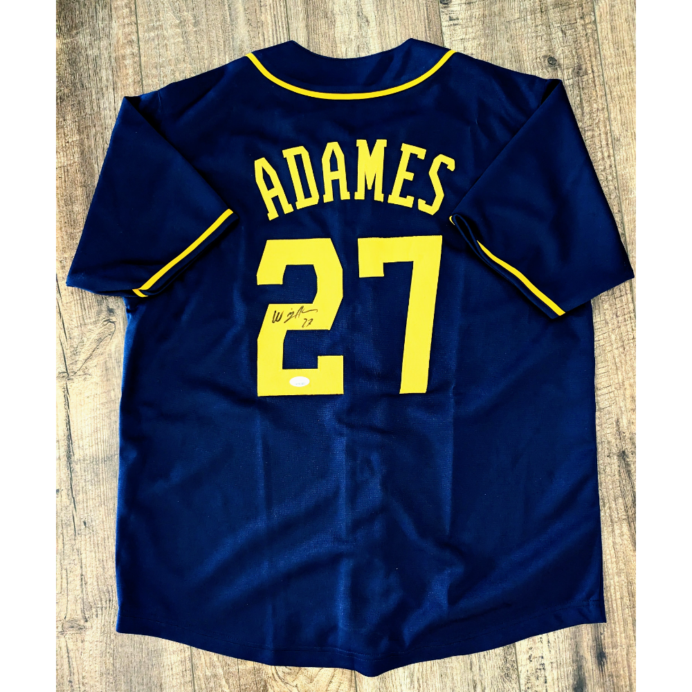 Willy Adames Signed Brewers Jersey (JSA)