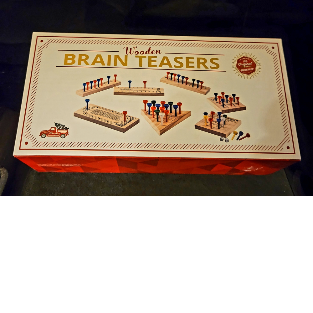 Wooden Brain Teasers Game Set