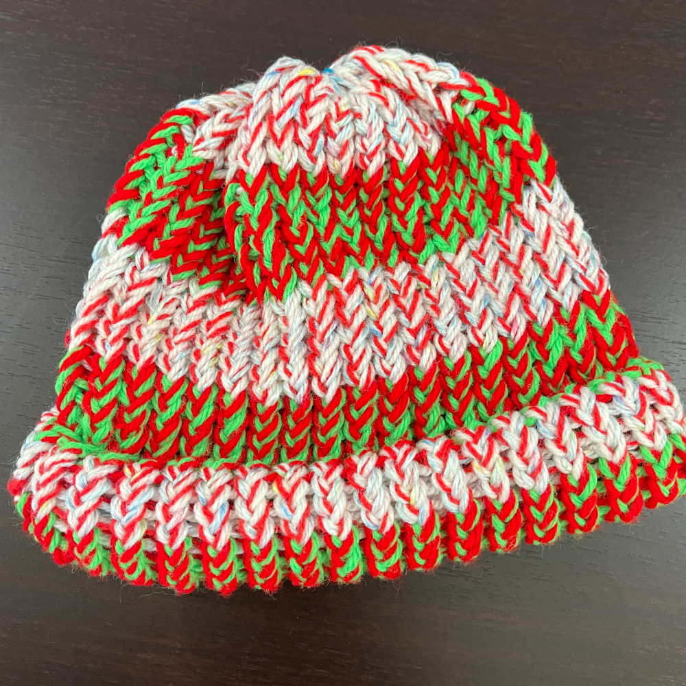 Hand Knit Hat - Adult Large