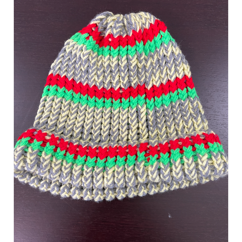 Hand Knit Hat - Adult Small