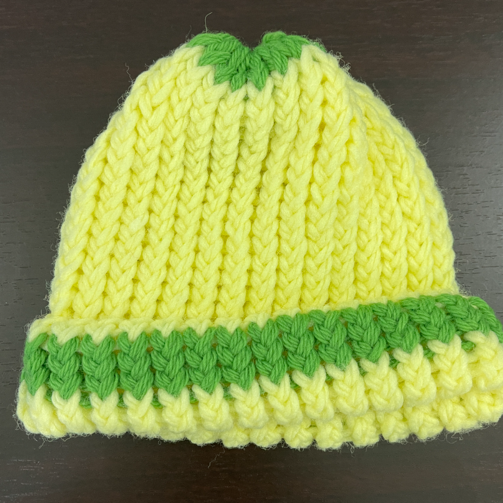 Hand Knit Hat - For Infant and Youth