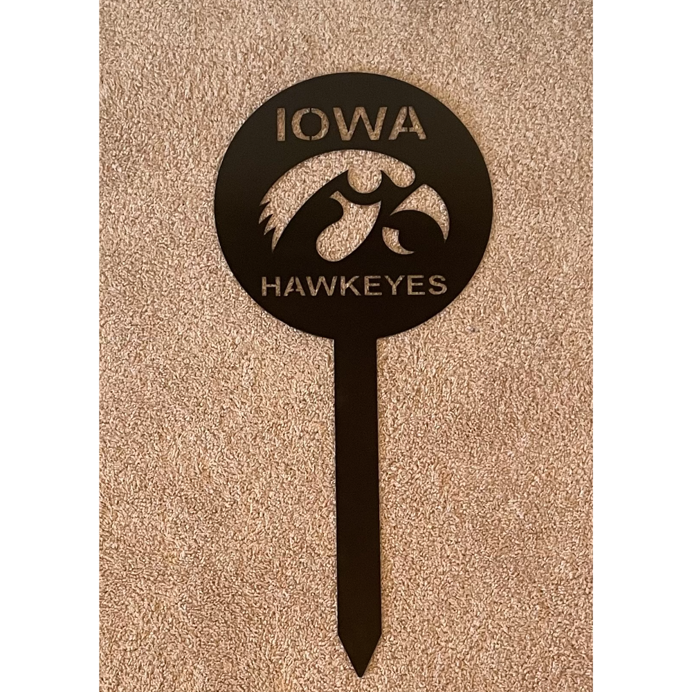Iowa Hawkeye Yard Sign