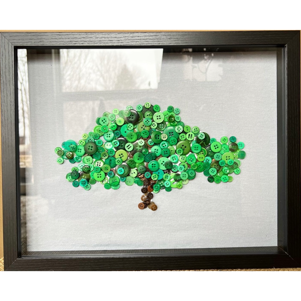 8th Grade Giving Tree Button Art