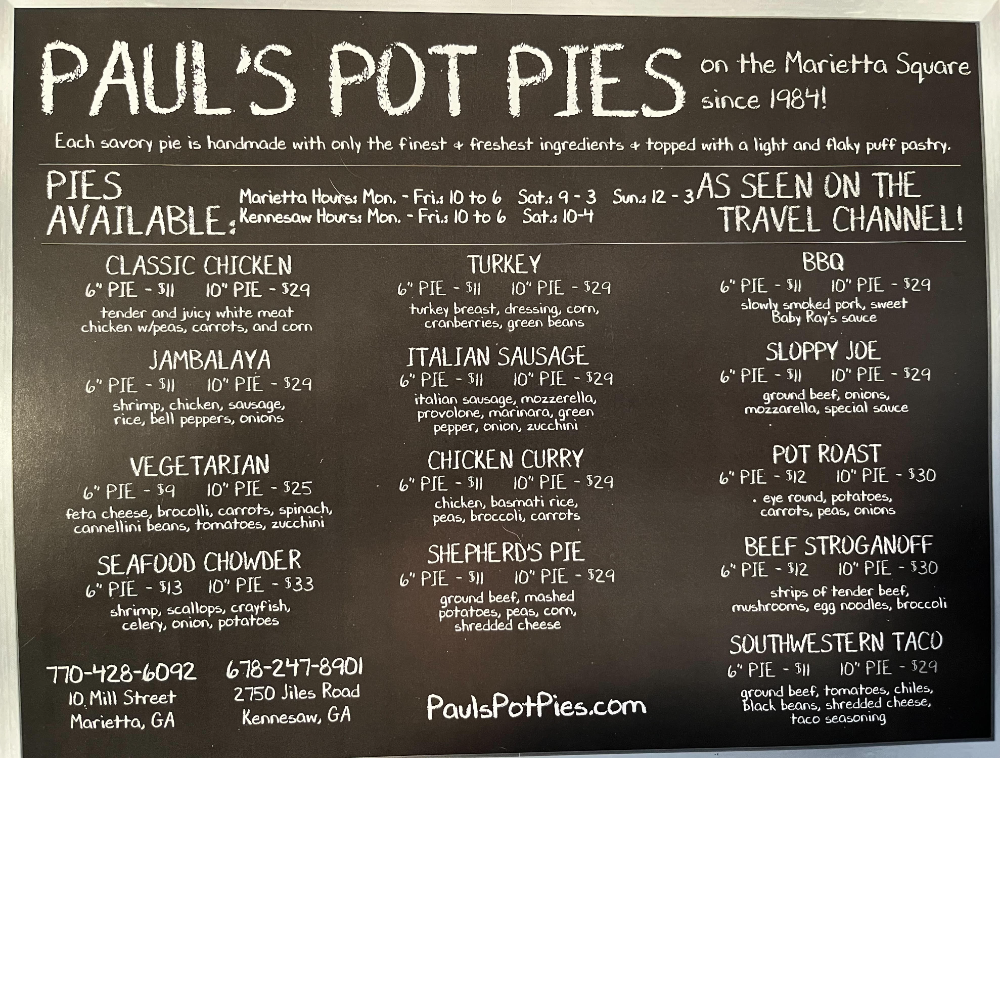 Paul's Pot Pies - Paul Lubertazzi