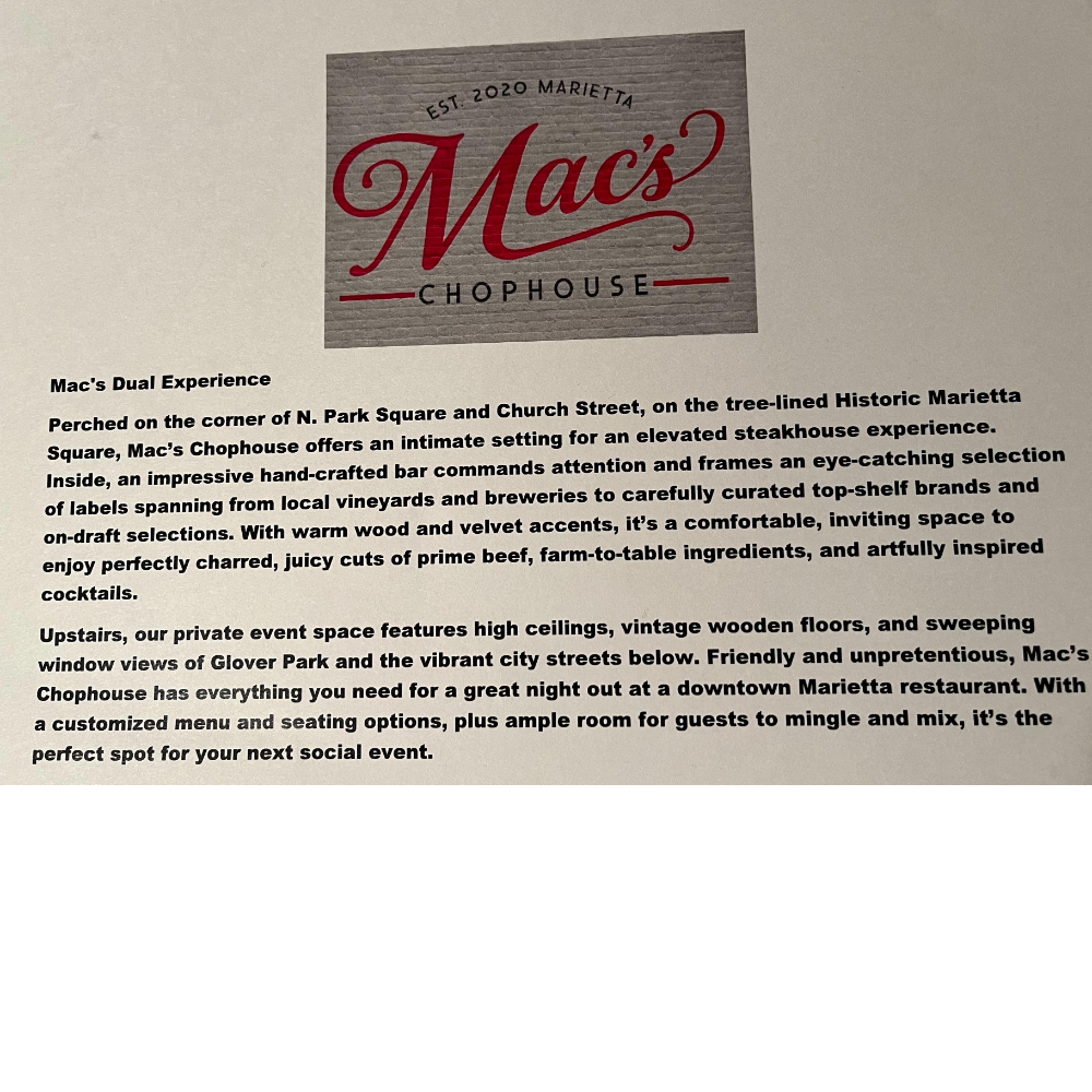 Mac's Chophouse - Mike Fuller, Randy McRay