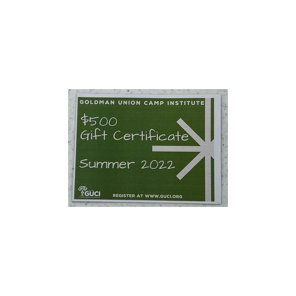 $500 GUCI Gift Certificate