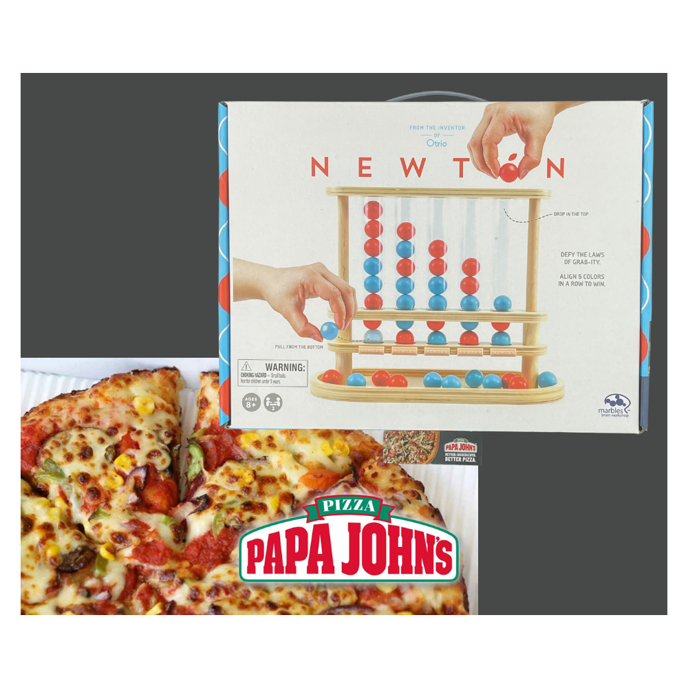 Game & Pizza - Newton's Laws & Papa Johns