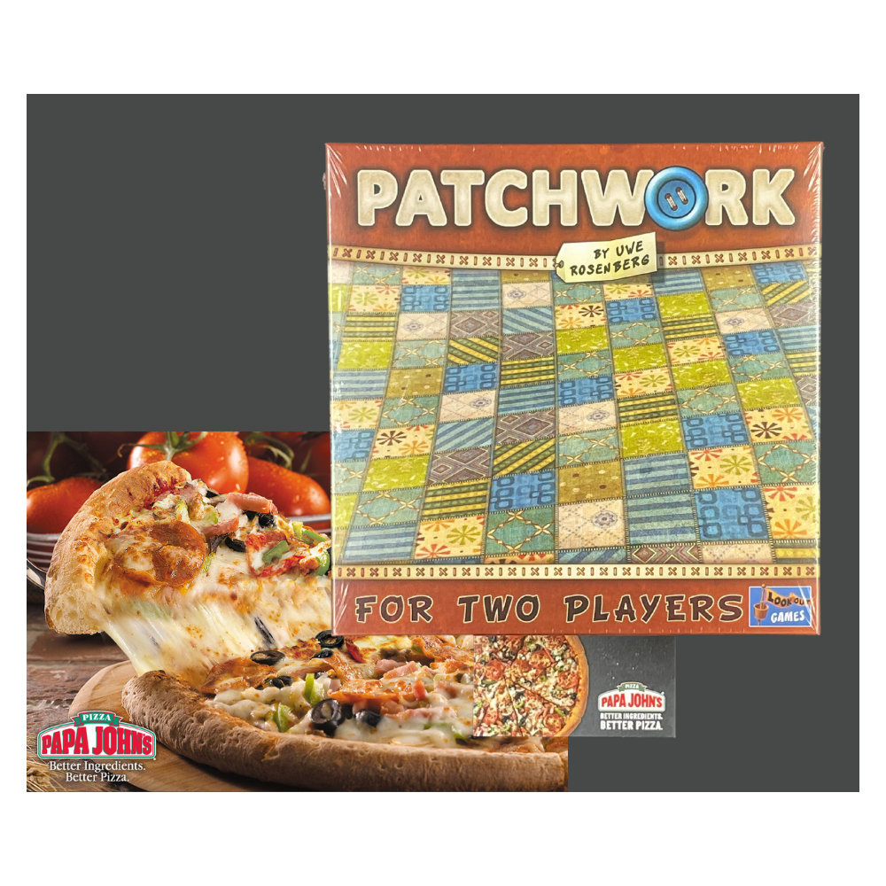 Game & Pizza - Patchwork & Papa John's