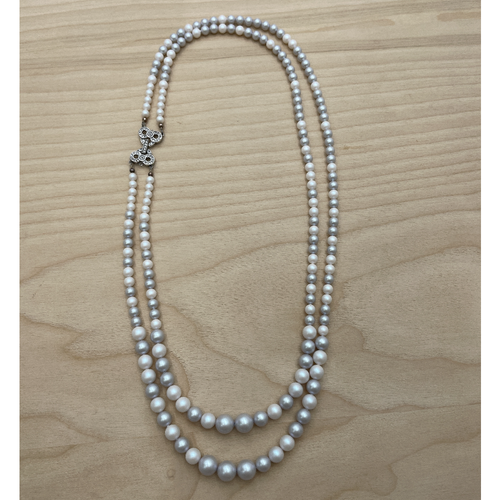Pearl Ice Necklace by Beth Simmons