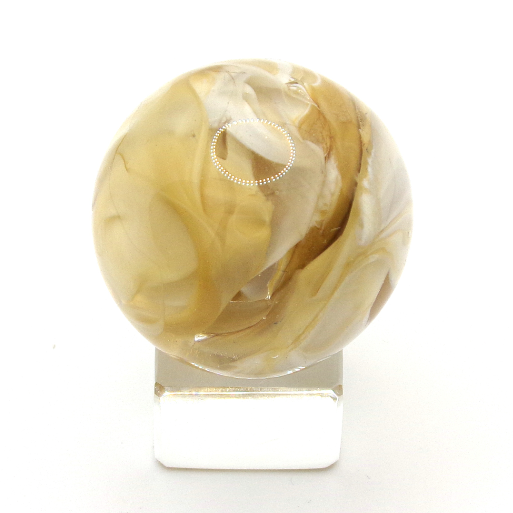 Cream Swirl Marble by Diana Spiller