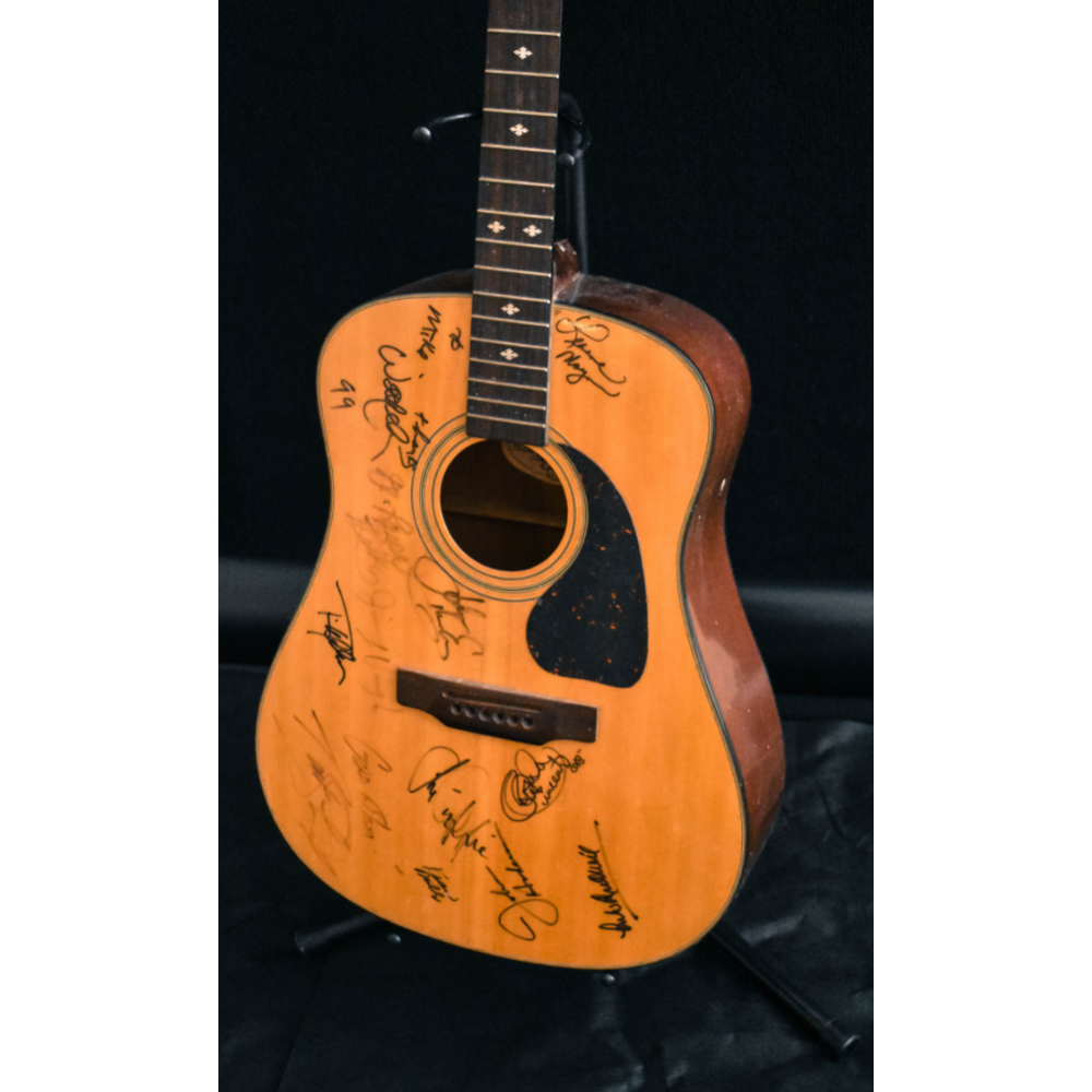 Epiphone Acoustic Guitar Signed by Multiple Artists