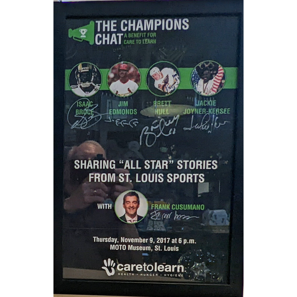 St. Louis Sports Celebrity Autographed Poster