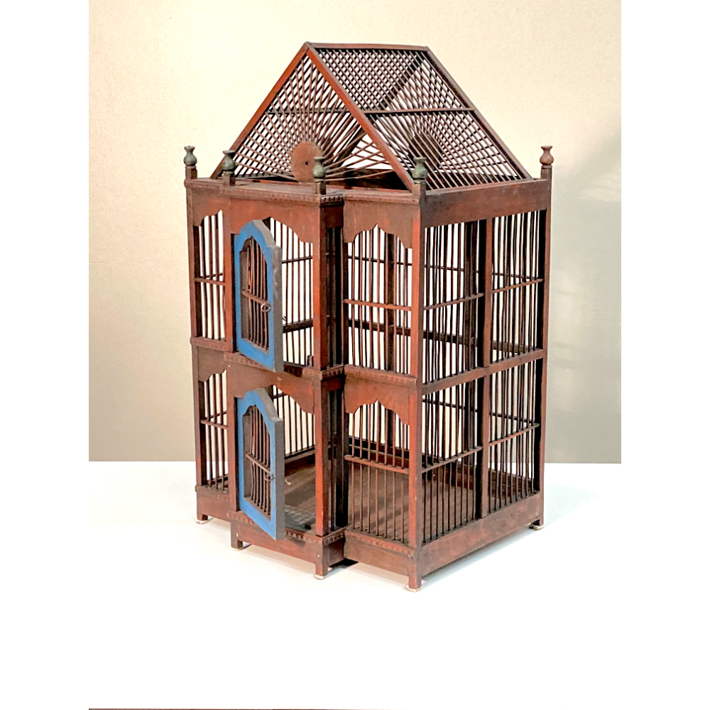 Wooden Victorian Birdcage 