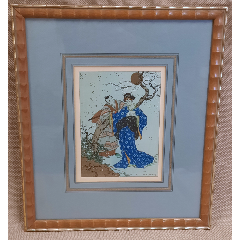 E. Blanche Framed Painting