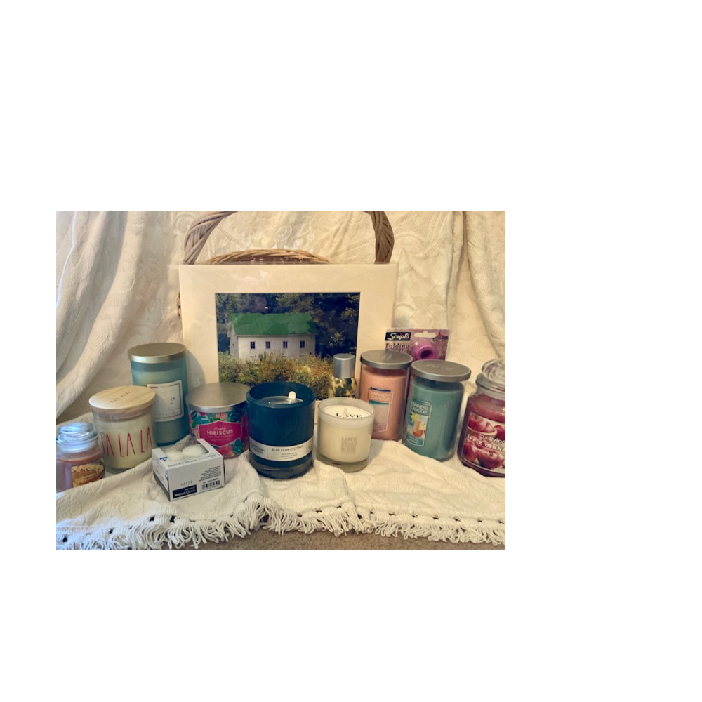 Sweet Scents Candle Basket