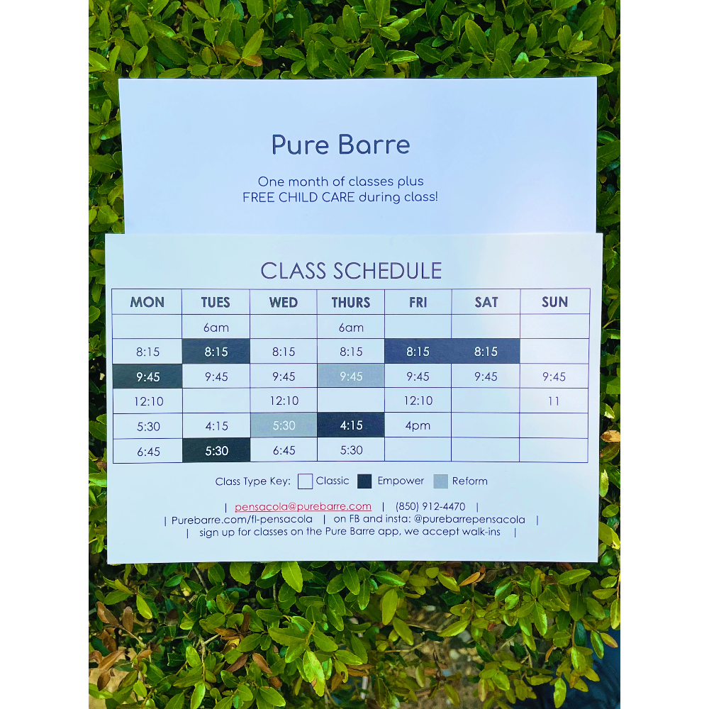 One Month Free Pure Barre