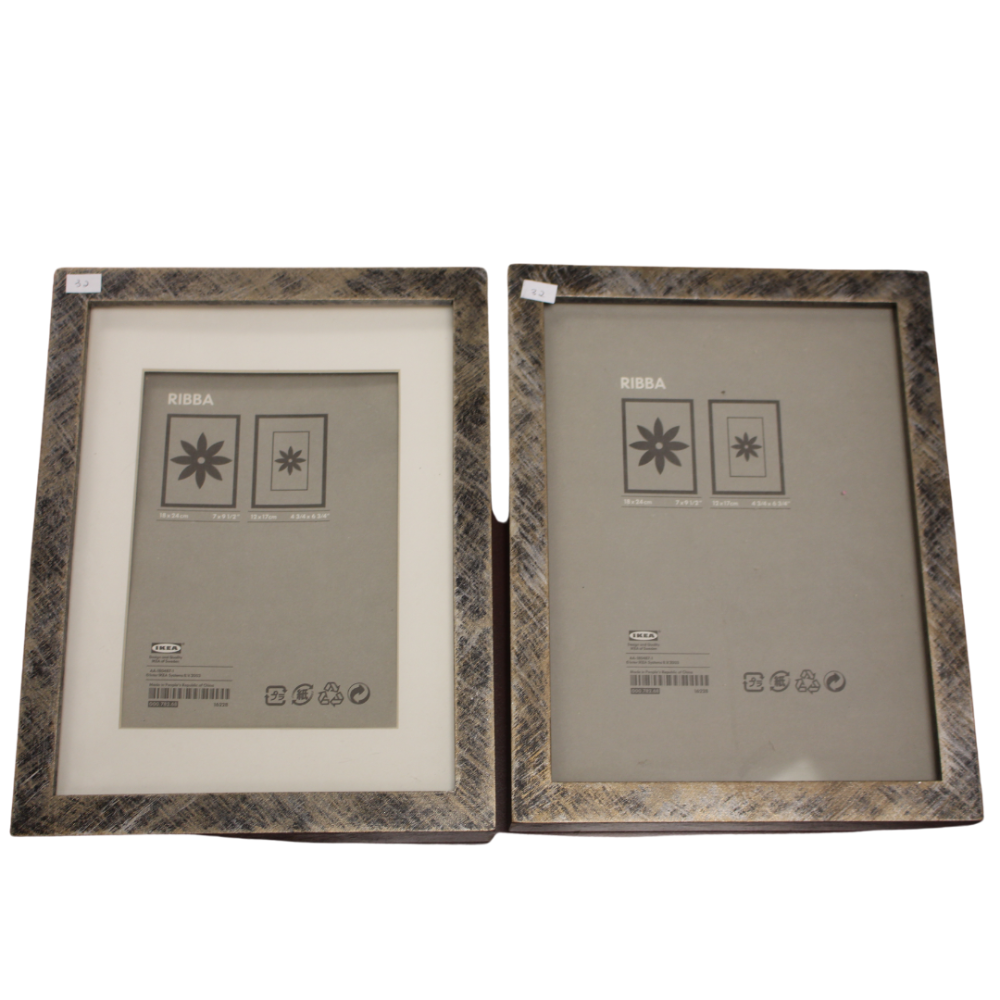 2x Ikea "Ribba" Picture Frames