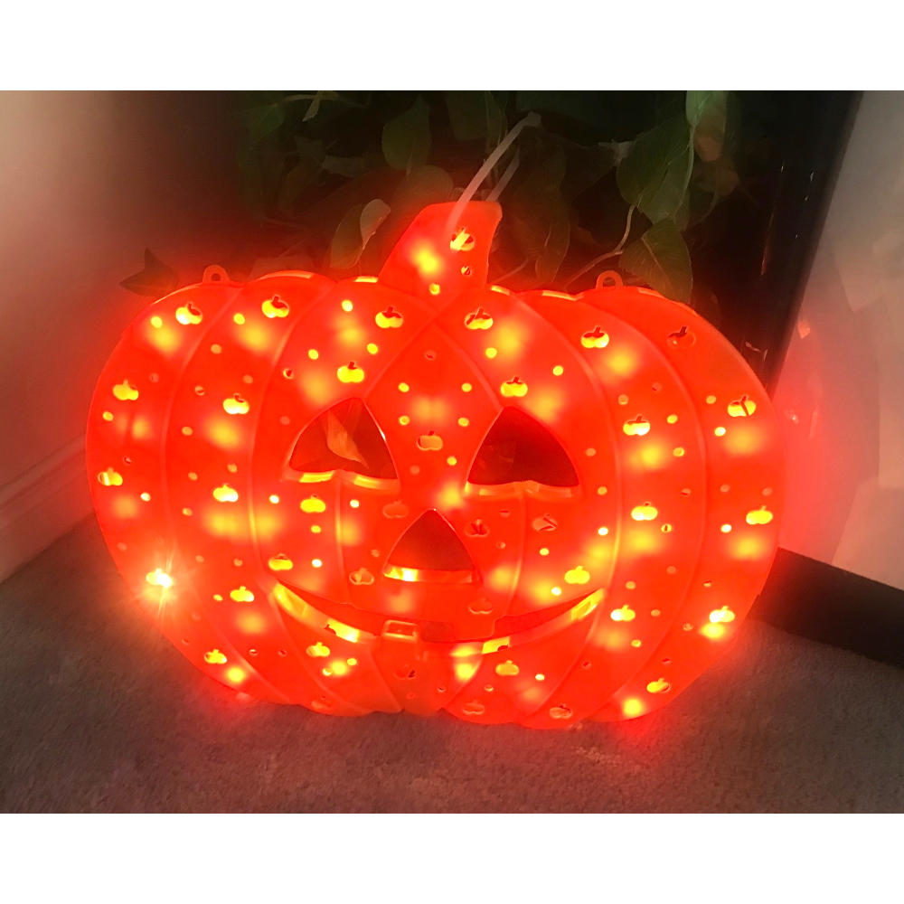 "NOMA" Halloween Silhouette of Pumpkin 35 Indoor lights , Plug in 17 inch 