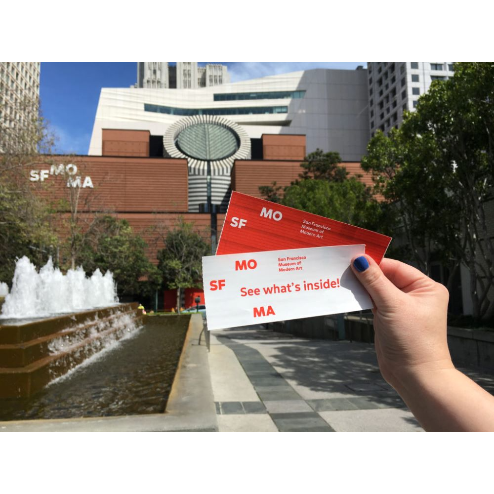 San Francisco Museum of Modern Art 2 Guest Passes