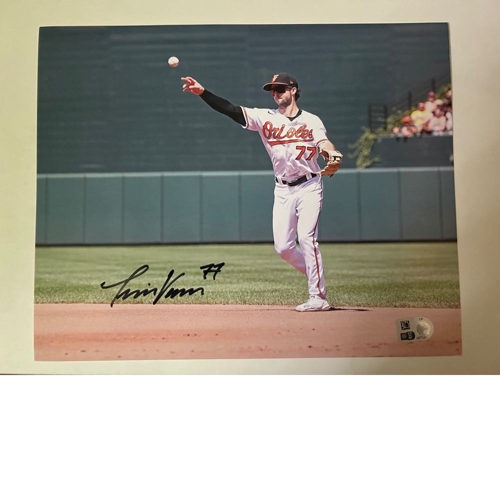 Terrin Vavra Autographed Photo from the Baltimore Orioles