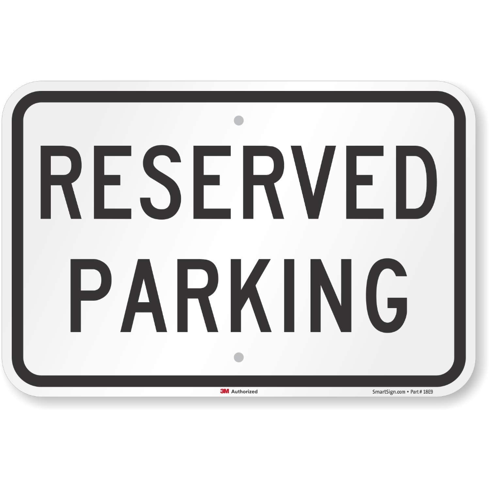 Head's reserved parking space for Graduation