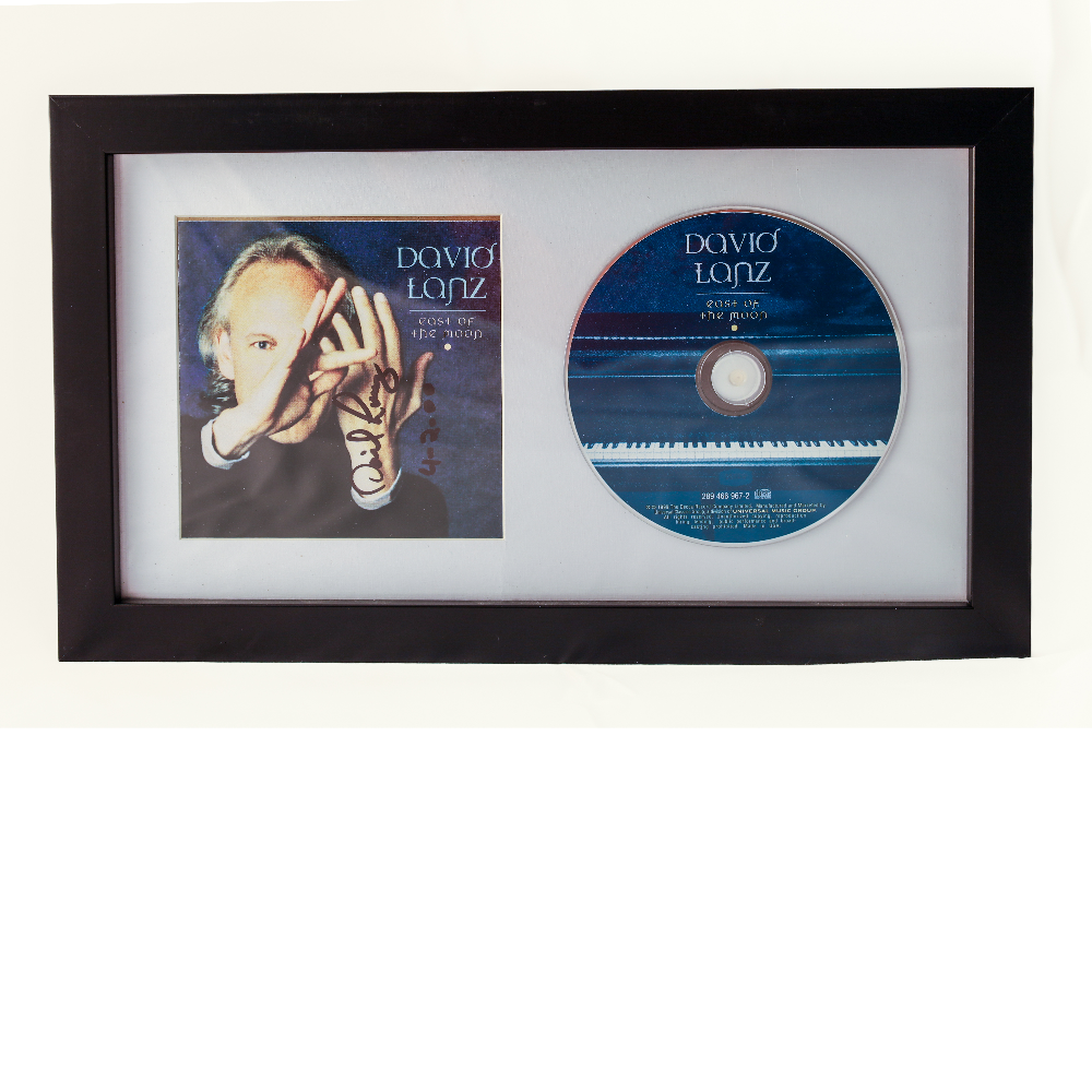 David Lanz Framed and signed CD "East of the Moon"
