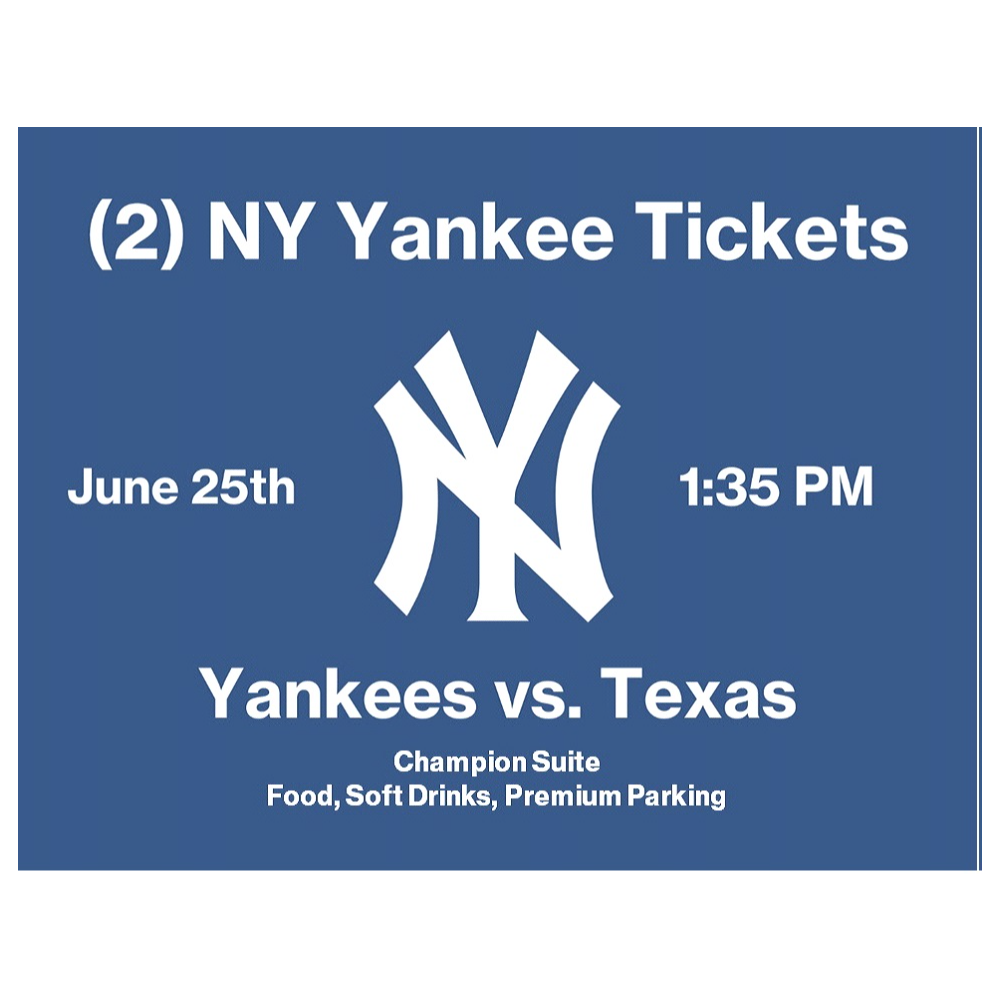 2 NY Yankees Tickets