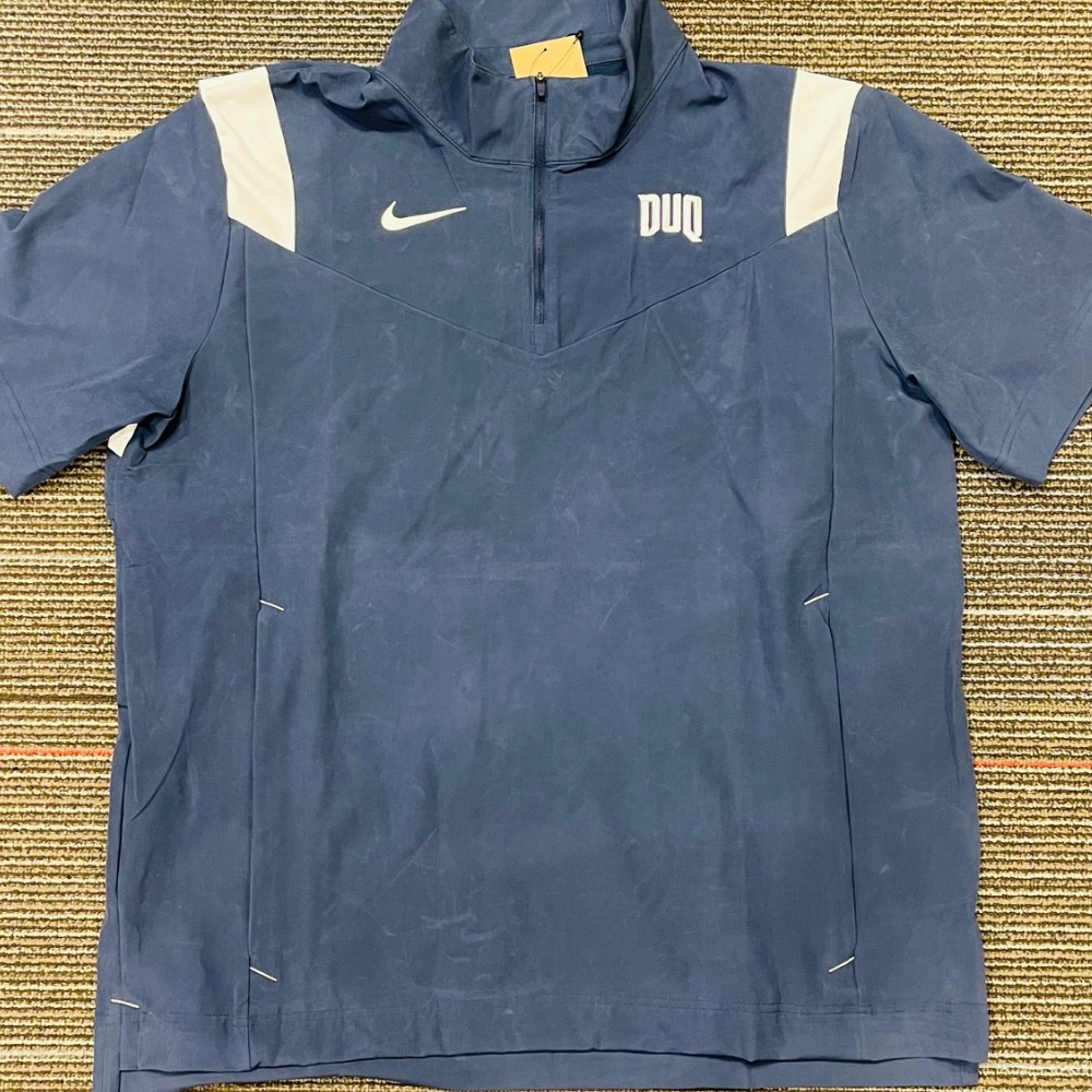 Duq FB Blue Short Sleeve Coaches Hot Jacket
