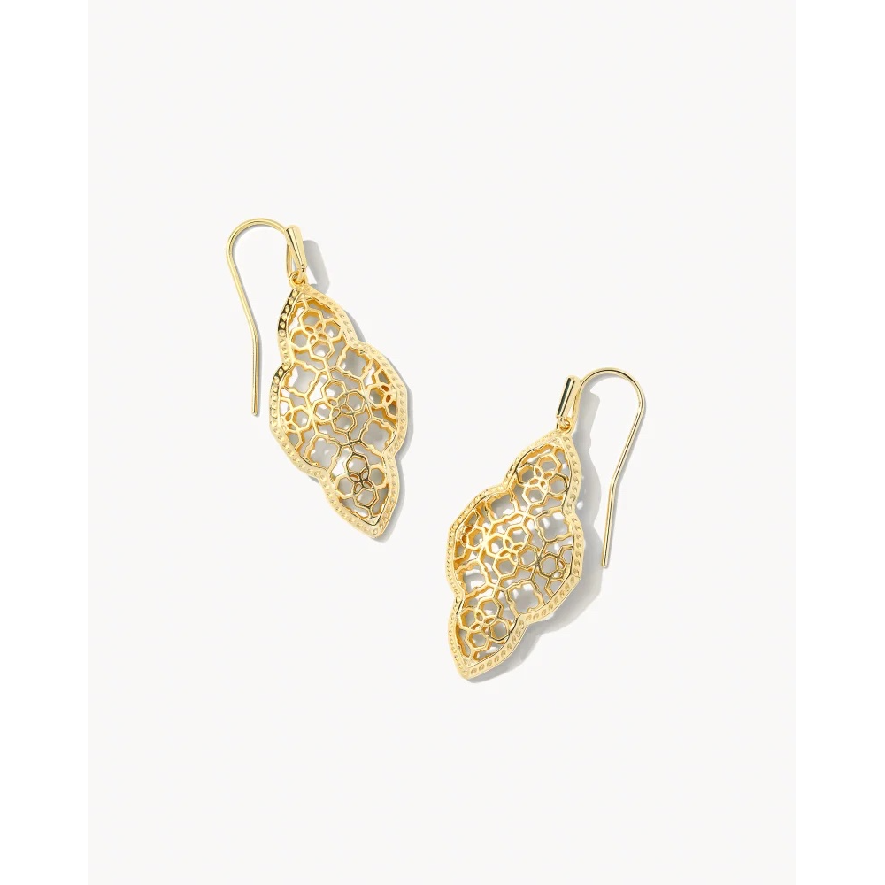 Matching Gold Necklace & Earrings from Kendra Scott
