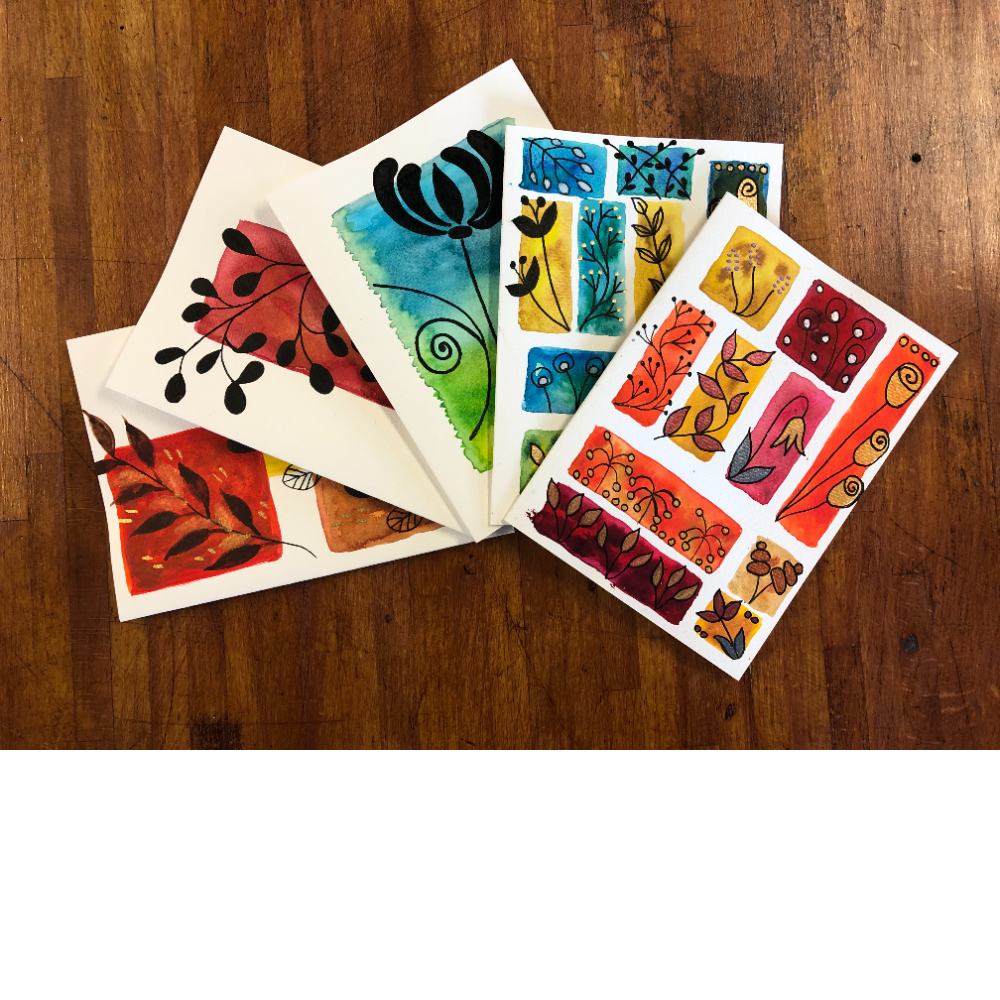 Hand-painted Cards