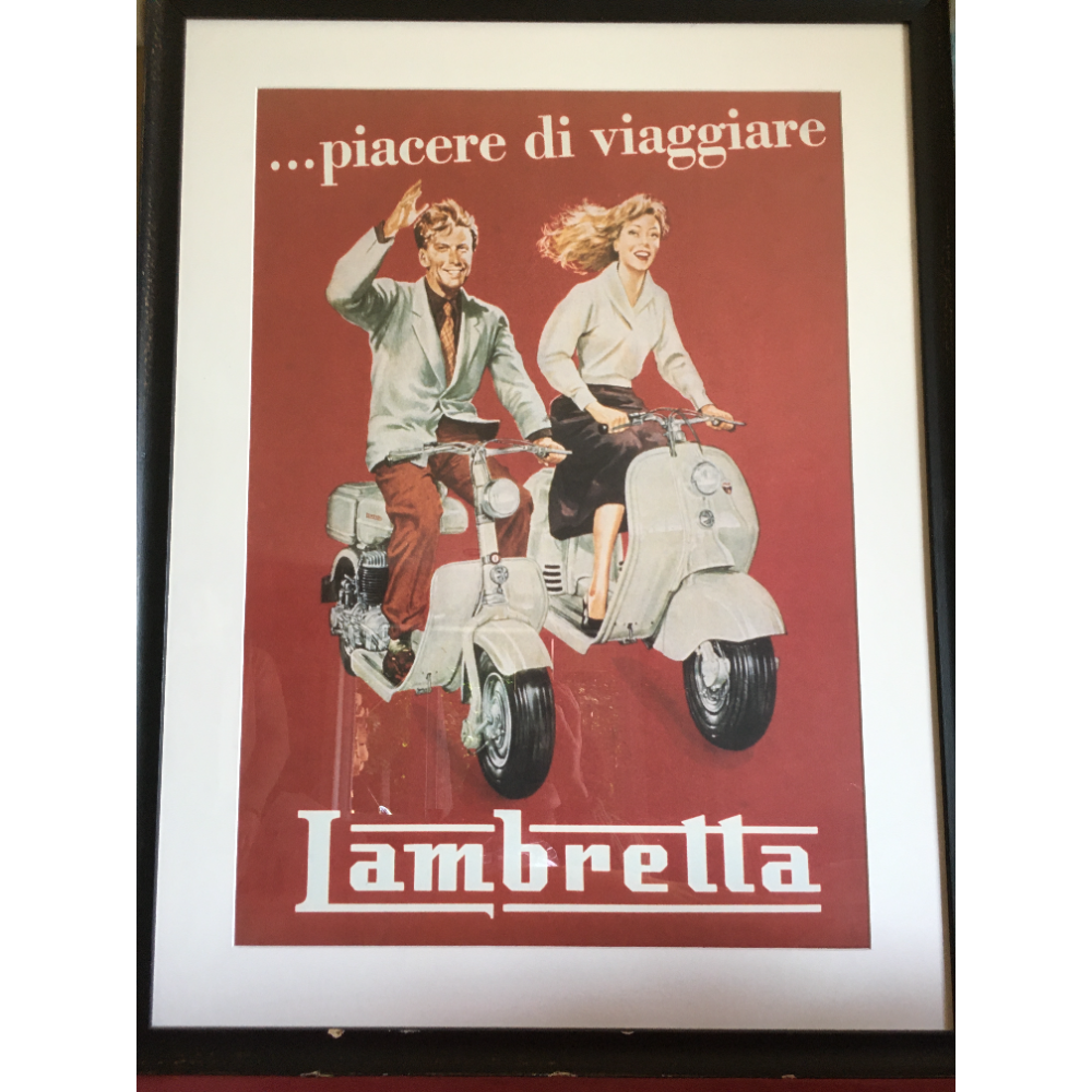 Italian scooter poster