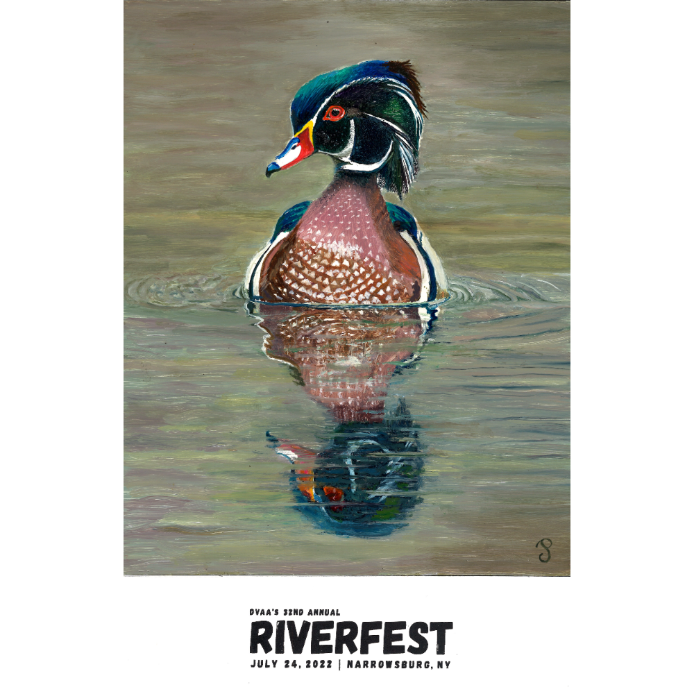 Philip Jostrom, "Wood Duck and Reflection", Live Auction