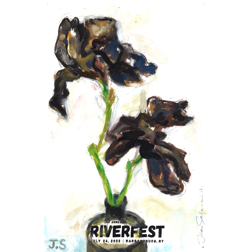 Johan Sellenraad, "Black Irises", Live Auction