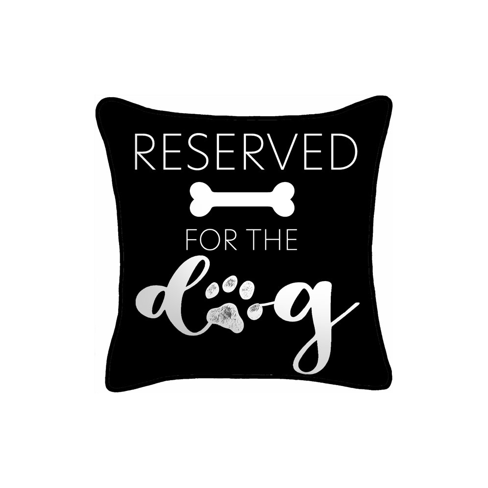 Reserved for the Dog Pillow