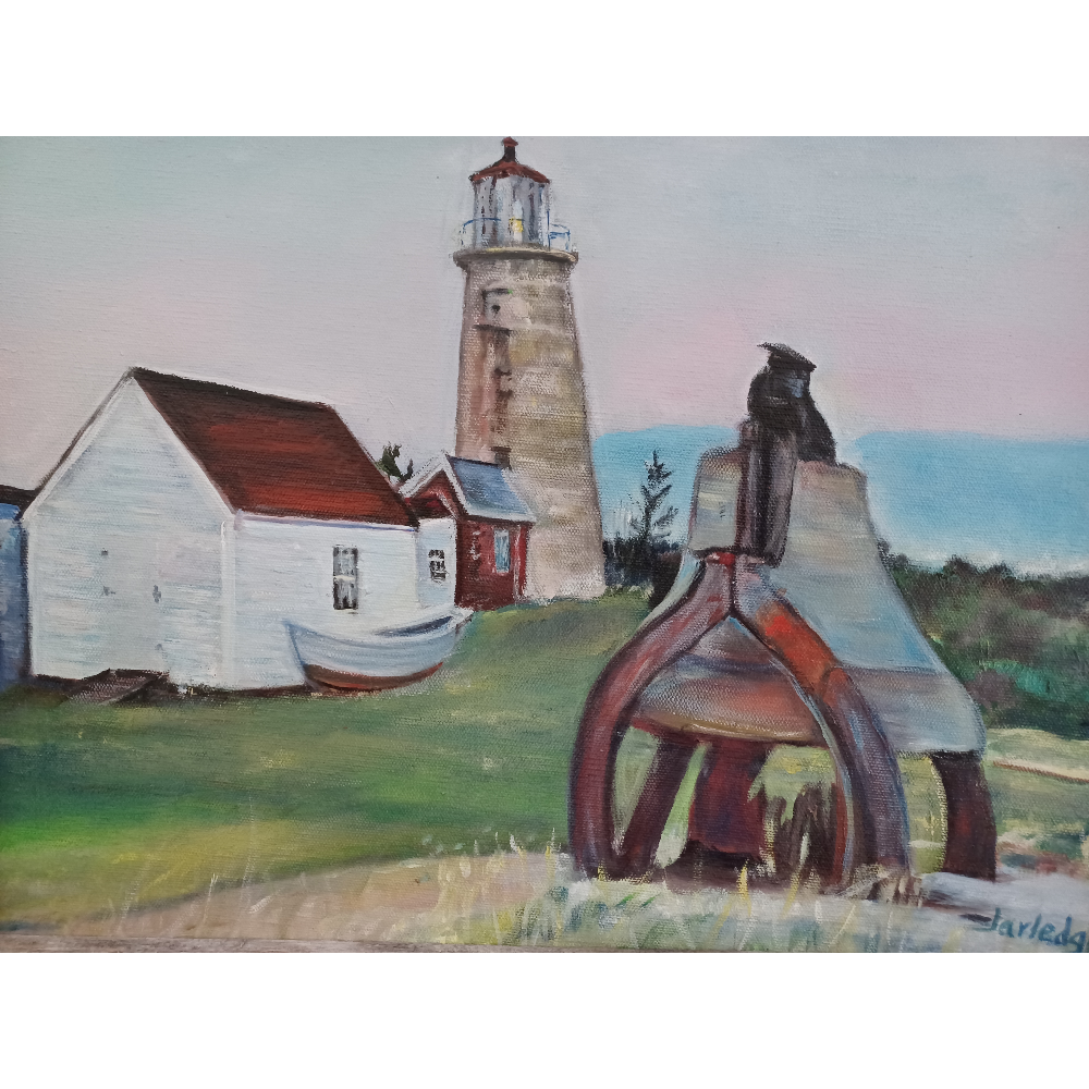Lighthouse and Bell - Monhegan Island