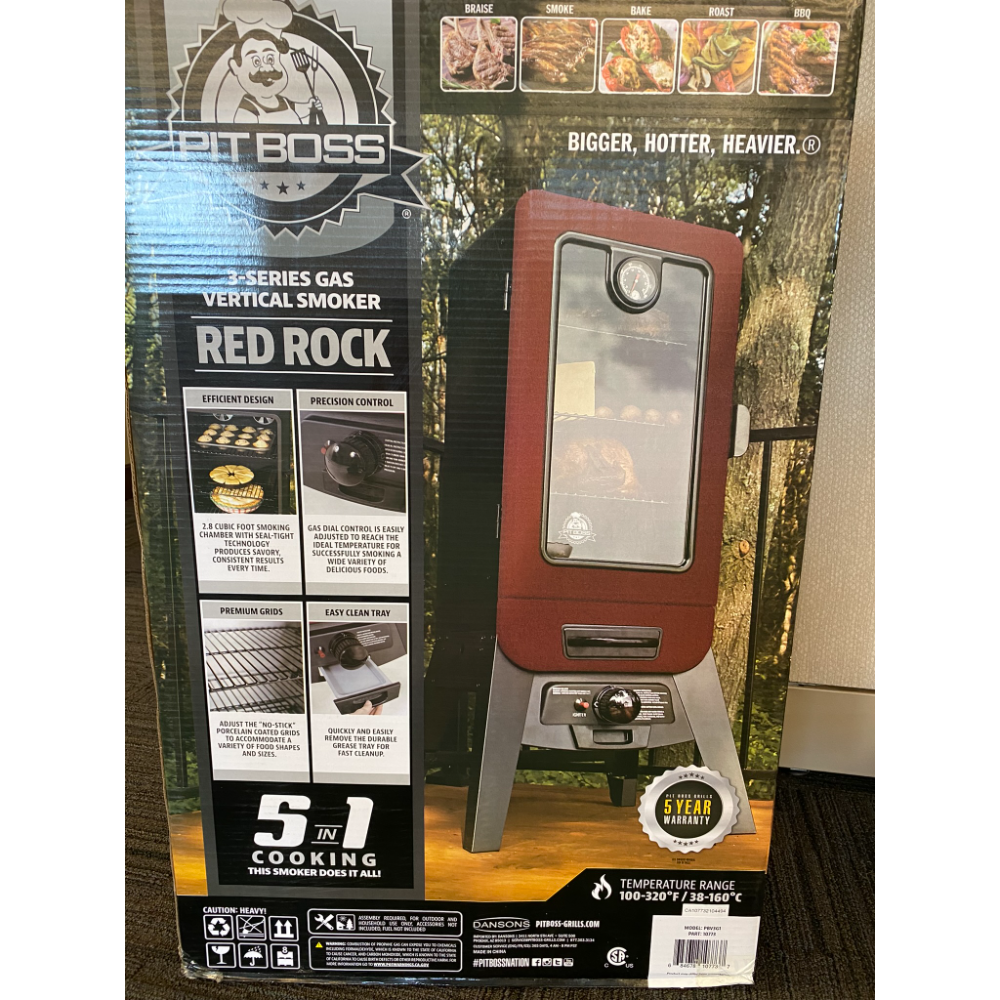 Pit Boss Red Rock 3-Series Gas Vertical Smoker