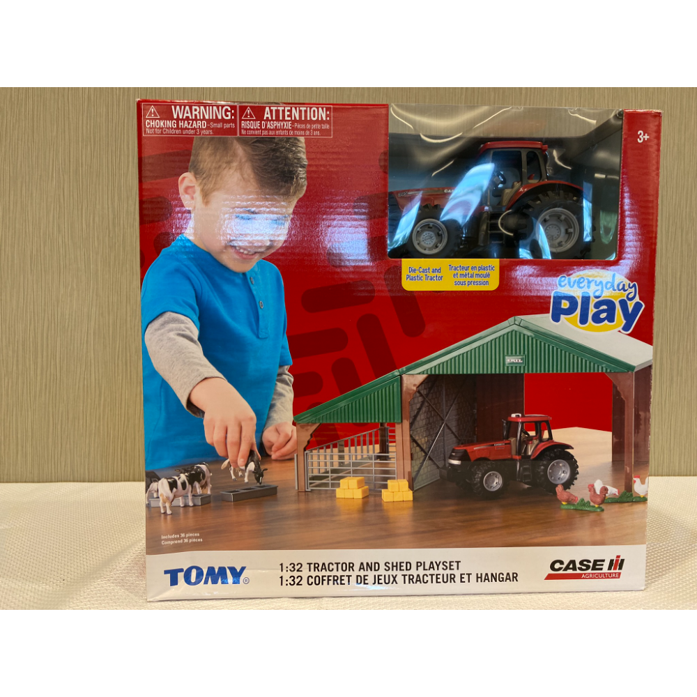 Tractor and Shed Playset