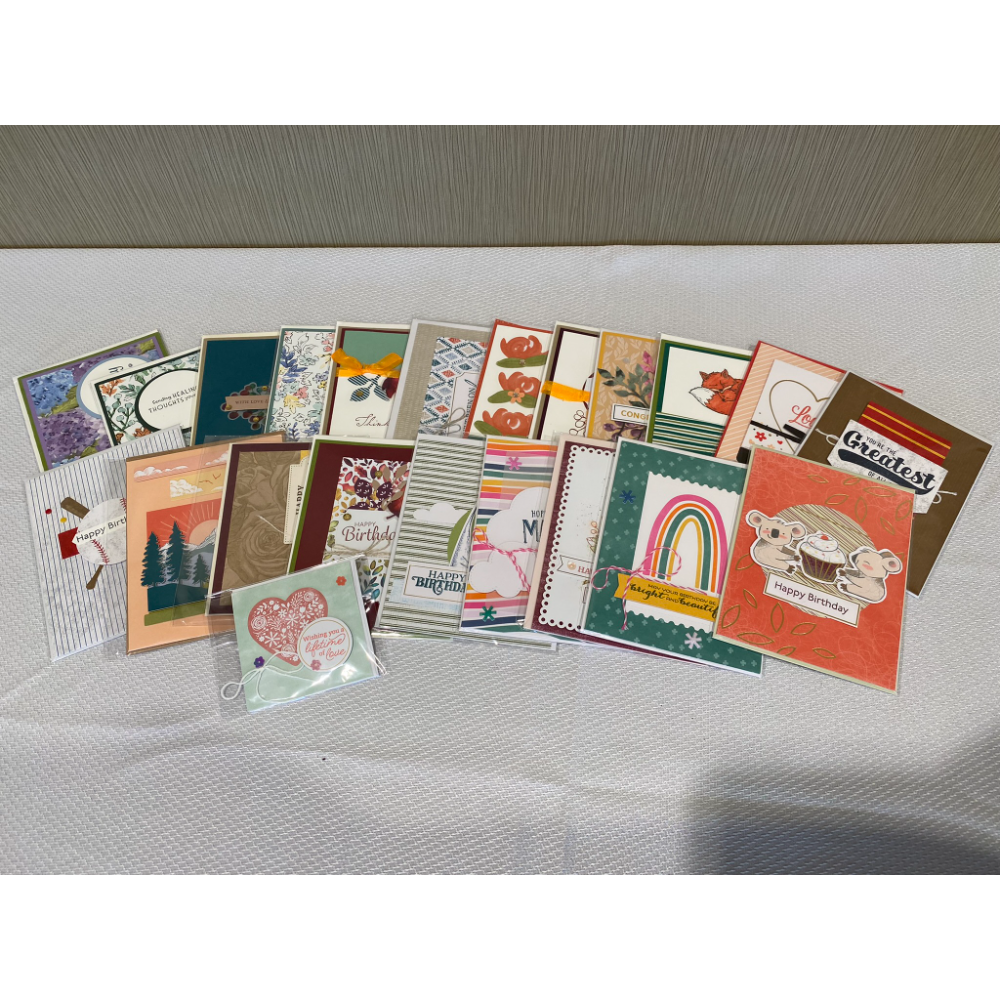 Variety of Homemade Cards