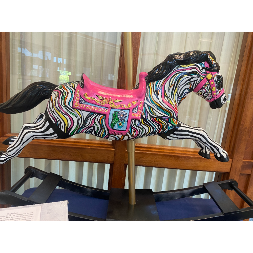 "Winning Colors" Small Carousel Horse