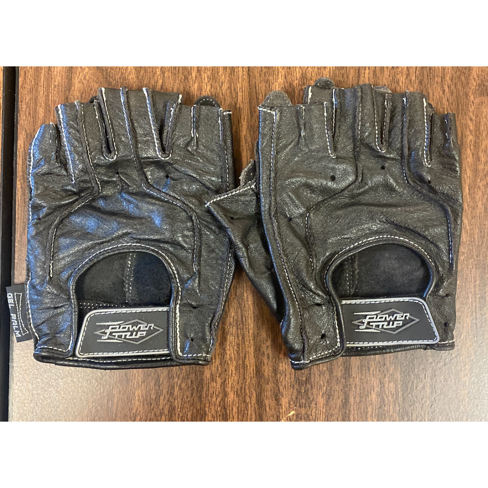 "Power Trip" fingerless gloves 