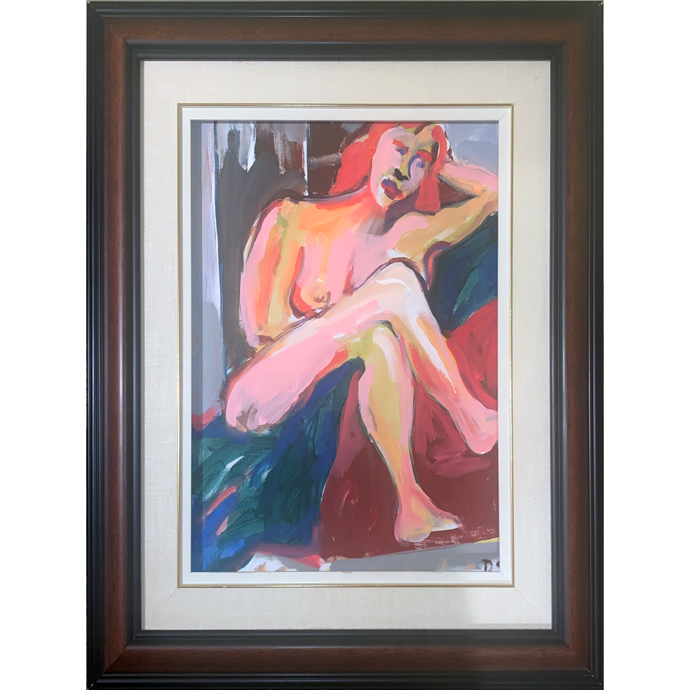 Nude Woman Lounging 