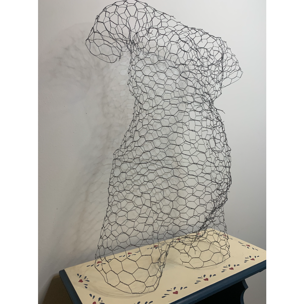 Lady in Waiting Wire Sculpture