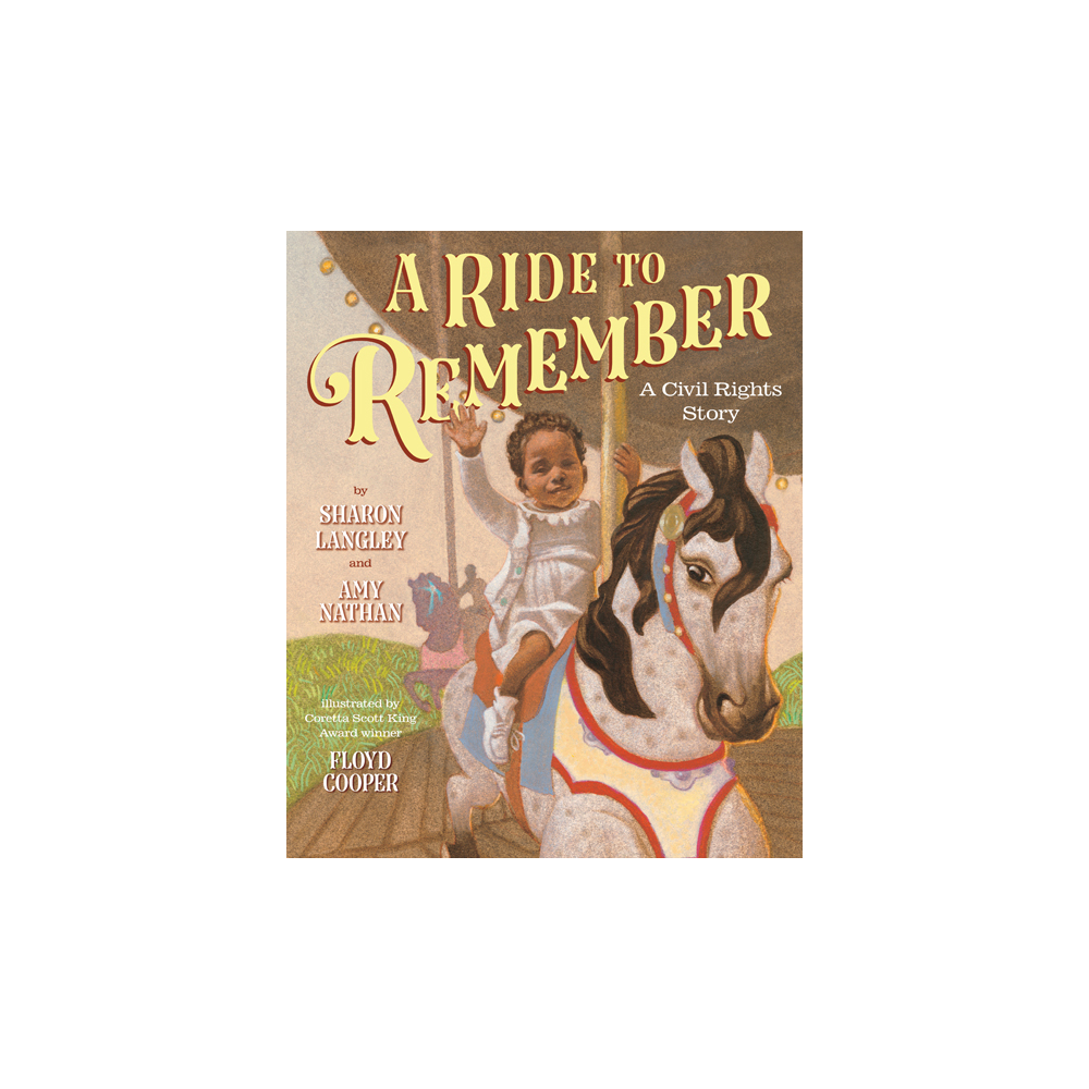 Amy Nathan, Signed award winning children's book A RIDE TO REMEMBER, 11"x9", Book signed by author