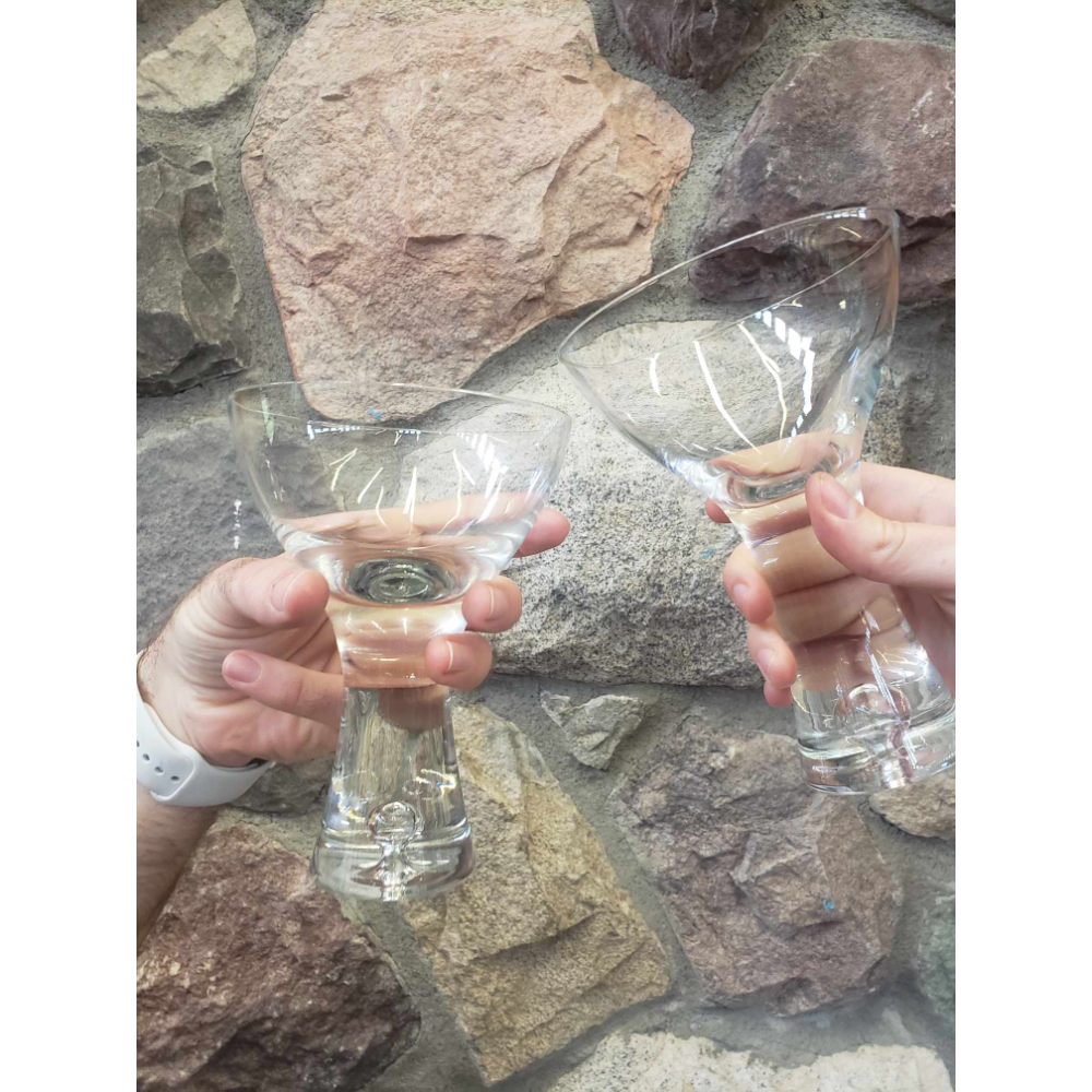 Martini/wine glasses, set of 6 