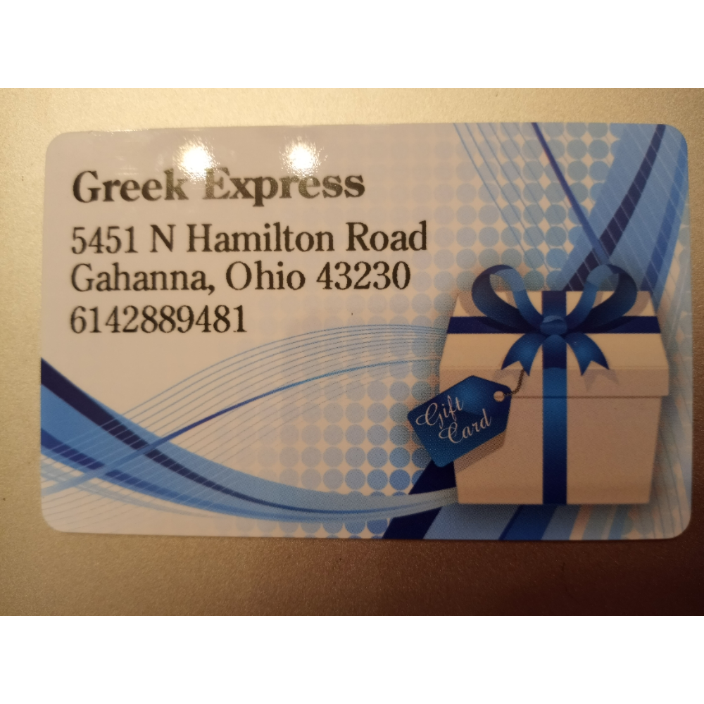 Greek Express $35 Gift Card